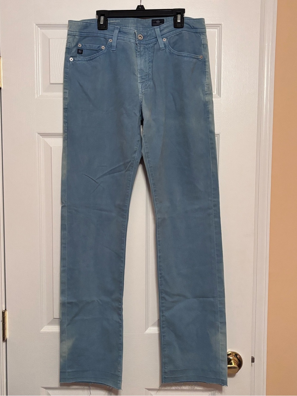 Ag Adriano Goldschmied - The Graduate - Light Wash Blue Men's Chinos
